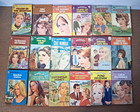 Lot Of 18 Vintage Harlequin Romance Books 1960 s 1970 s Red Page Edges