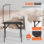 Pet Dog Cat Grooming Table Arm With Clamp 32   Foldable Adjustable Height