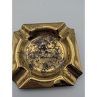 Vintage Dirilyte Dirigold Ashtray Square 4 Slots 50th Anniversary Patina Retro