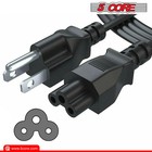 5core Ac Power Extension Cord 10ft 3 Prong C5 Adapter Us Male - Female