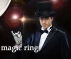 Magicians Magnetic Ring Magic Trick Prop Illusion - Silver Tone Rings