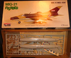 Minicraft Hasegawa Mig-21 Fishbed 1 72 Scale Model Kit  1012 Complete