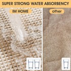 Im Home Waffle Bath Mat Set 2 Piece Brown Creamwoven Modern Bath Rug Mats
