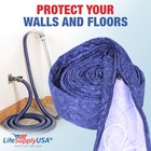 35ft Central Vacuum Hose Sock Cover Washable Knitted Protector Fits Beam Nutone