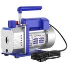 3cfm 4cfm 1 3hp Vacuum Pump Hvac Refrigeration R134a Adapter Pressure Gauge A c