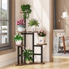 6 Tiers Corner Plant Shelf Flower Stand Tall Plant Shelves Organizer Rack Heavy