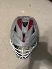 Cascade Xrs Pro Lacrosse Helmet Gray And Maroon