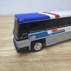 Vintage Greyhound Bus Plastic Toy Advertising Piggy Bank Missing Bottom Ring