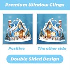 9 Sheets Snowflakes Window Stickers Clings Decal Stickers Snow Flake Xmas Decor