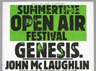 Genesis Joan Baez Mclaughlin Alvin Lee     Rare Original 1978 Concert Poster