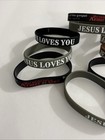 9-pcs Christian Bible Verse Silicone Bracelets Religious Scripture Wristbands