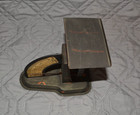Antique Ideal Postal Scale Cast Iron Desktop Mail Scale Working 1900s