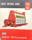 New Holland 735 765 Grain Crop Drying Bin Owners Manual Book Maintenance Oem