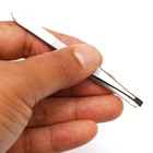 Tweezers  Flat  Slant  Point Tweezers - Stainless Steel High Gloss Tweezers Set