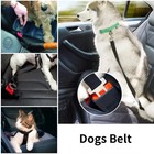 Adjustable Pet Cat Dog Car Seat Belt Pet Seat Vehicle Dog Harness Lead Clip Safe