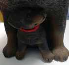 Vtg Sandicast 1992 Rottweiler And Pup Statue Vtg 8 5    Sculpture Figurine