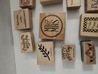 Huge Lot Of 53 Wood Rubber Stamps Mixed Brands Assorted Themes 47 Brand New 