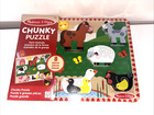 Melissa   Doug Chunky Wooden Farm Animals Puzzle 8 Pieces Preschool Toy 2  Years