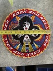 Kiss Back Patch  Rock And Roll Over Album Cover 11  Sawblade Embroidered Vtg New