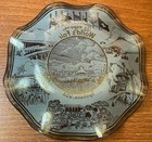 Vintage 1974 World   s Fair Spokane Washington Glass Ashtray Plate Souvenir