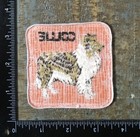 Vintage Collie Dog Breed Animal Pet Embroidered Iron-on Patch Lassie 1970s Twill
