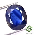 4 82 Cts Certified Natural Blue Sapphire Oval Cut 12x10 Mm Loose Gemstone