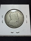 1910 King George Sterling Canada Silver 50 Cents Coin Half Dollar 92  