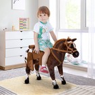 Ride On Horse For Girls And Boys  Plush Horse Gift  Interactive Toy For Kids