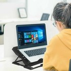 Laptop Cooling Pad Dual Usb Port Fan Cooler Stand 4 Quiet Fans For 11-17  Laptop