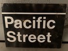Ny Nyc Vintage Subway Pillar Sign Pacific Street Brooklyn Barclays Cobble Hill