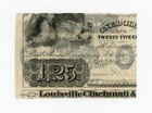 1861 25c The Bank Of The State Of South Carolina Note - Civil War Era