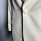 Joseph   Feiss Dinner Jacket Mens 44r Ivory Solid Shawl Lapel Tuxedo Blazer