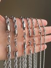 Stainless Steel Rope 316l Silver Color Chain  Men s Women s Necklace