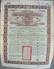 China 1896 Chinese Imperial Govern         Bond Gold Loan   Coup  50 Gbp   28 Holes
