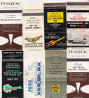 8  Lot Vintage Matchbook Covers - Cars Automobiles -   Ford  - Oldsmobile Rocket
