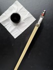 New 4 4 Full Size Cello Bow Brazilwood Horsehair Ebony Frog   Premium Rosin