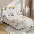 Naizea Bed Frame Twin Full Boucle Upholstered Platform Bed Frame With Headboard