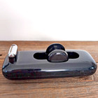 Vintage 1981 Eldon Modern Mod Desktop Tape Dispenser Retro Art Deco Black Mcm