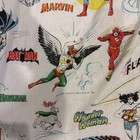 1976 Super Friends Heroes Twin Fitted Sheet Dc Comics Justice League Cartoon