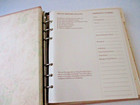 Vintage Hallmark Address Book 1981 Hardcover Floral Refillable Design Telephone
