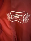Vintage 1970   s Red Miller High Life Beer Windbreaker Nylon Jacket Size L Large
