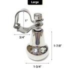 Boat Steering Wheel Maneuvering Turning Control Knob  316 Stainless Steel  Fi   