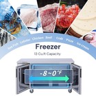 Icecasa 60  Commercial Worktop Freezer Undercounter Stainless Steel Fridge