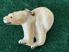 Alaskan Inuit Carved  Polar Bear Pendant