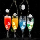Round Ice Cube Ball Maker Tray Silicone Sphere Mold Bar Whiskey Cocktails Funnel