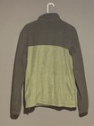 Columbia Men s Fleece Jacket Black Green Full Zip Mid-length Outdoor Size M
