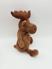 Jellycat Maple Moose Plush Brown London Stuffed Toy 14  Furry Fuzzy Antler