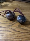 Pair Of Asian Clay Jingle Bells They Really Do Jingle