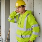 Wefeyuv Class 3 Hi Vis Reflective Hoodie For Men Safety Construction Work