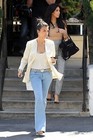 Kourtney Kardashian Pre-owned   Screen Worn Light Blue Flared Jeans   Loa